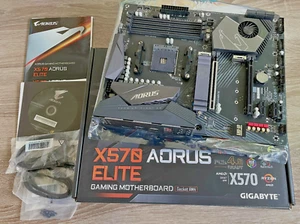 Gigabyte X570 Aorus Elite - AMD AM4 DDR4 ATX Mainboard - Photo 1/6