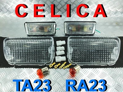 CELICA TA23 RA23 PARKING TURN SIGNAL SIDE MARKER FRONT BUMPER MARK LIGHT LEN - Image 1 of 3
