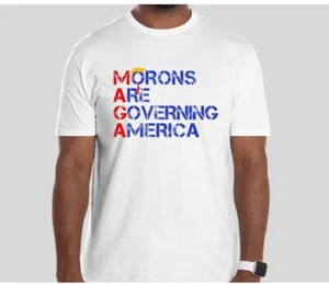 Camiseta Morons are Governing America Camiseta Divertida Anti Trump Protesta - Imagen 1 de 1