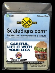 HO-1600-000-01 / 1:87 HO Scale billboard sign for ScaleSigns.com billboard kit - Picture 1 of 3