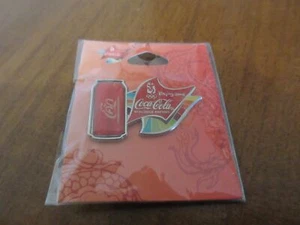 Pin Peking 2008 Olympia Logo mit Coca-Cola Dose Thai BEIJING OLYMPICS China - Bild 1 von 2