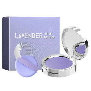 Lavender Matte Powder,Lavender Matte Powder Oil Control,Long-Lasting Makeup US - Picture 1 of 12
