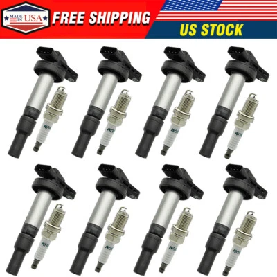 Bujía bobinas de encendido UF519 para Jaguar XF XJ8 Land Rover Range Rover LR3 EE. UU. Foto 1 de 4