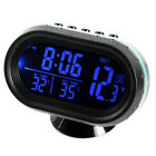 Car Thermometer Digital Clock DC 12V Automobile Clock LED Lighted Auto Dual O8Y0