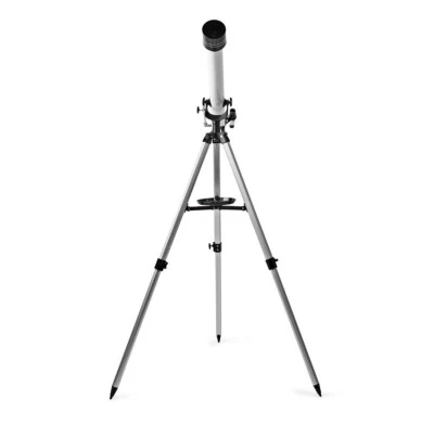 Teleskop Fernrohr Kinder Astronomie Sterne mit Tripod Stativ Schwarz / Weiss - Bild 1 von 4