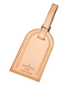 Louis Vuitton ID Name Tag “Restored” Large Goldtone AUTHENTIC 🌟 - Picture 1 of 13