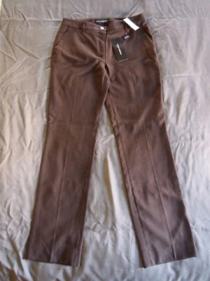 Calça Dolce & Gabbana marrom listrada de lã nova com etiquetas 42 (8) fabricada na Itália - Imagem 1 de 4