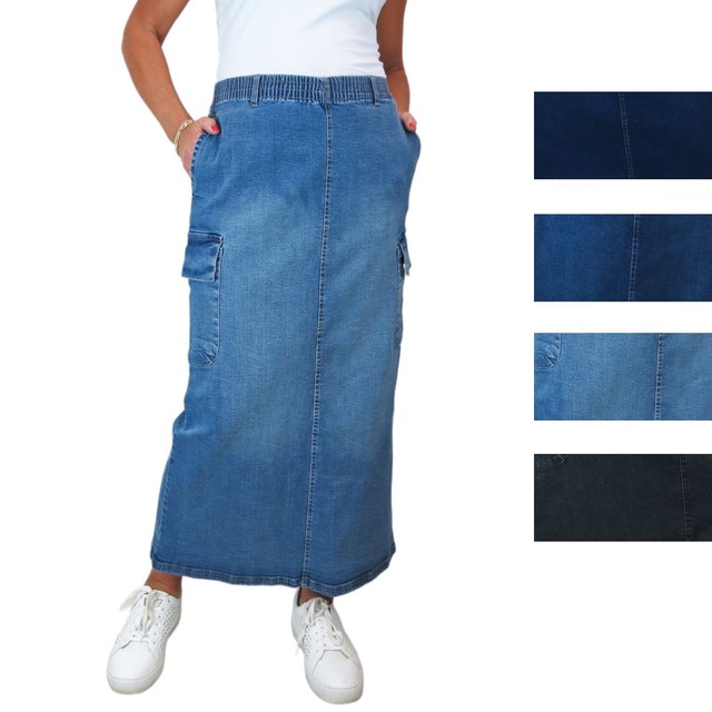 falda larga para señora