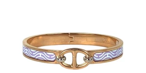 Hermes NWT Hydro Mini Clic Chaine d' Ancre Ghost H Bracelet GM - Picture 1 of 7