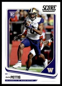 Dante Pettis #392 2018 Score  Washington Huskies RC Rookie