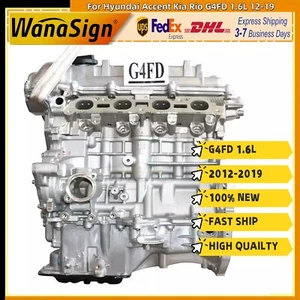 Long block Engine Assembly For 12-19 Hyundai Accent Kia Rio G4FD 1.6L 1591CC GAS - Bild 1 von 5