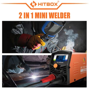 HITBOX 2IN1 Stick mini Welding Machine,120A Lift-TIG ARC Welder for Home use - Picture 1 of 17