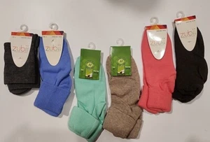 6 Pairs Zubii And Mango Kid Fashion Socks Size (6) Multicolor Shoe Size 28-30 - Picture 1 of 7