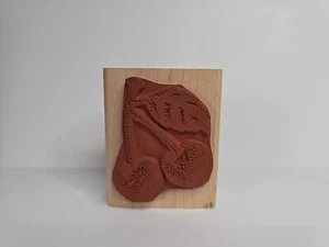 Rubber Stampede - Cherries - Mounted Rubber On Wood - A255E - Picture 1 of 6