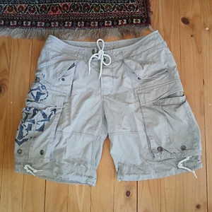 Polo Ralph Lauren- Vintage Nautical Military Cargo Shorts- Size 32 Waist- Anchor - Picture 1 of 7