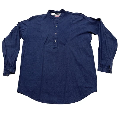 Camisa Henley ROPER De Colección Años 70 80 Hombres L Retro Estampado de Manchas Occidentales Botones de Metal 46" Foto 1 de 4