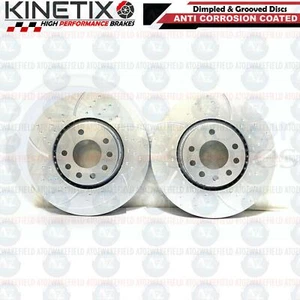 Per Opel Meriva 1.6 Vxr 16V Anteriore Baffati Dischi Freno Scanalati Paio 308mm - Foto 1 di 2