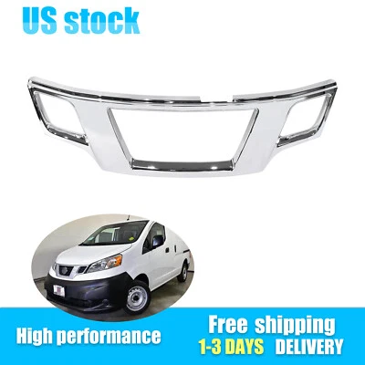 New Front Grille Shell Chrome For 13-21 Nissan NV200 2.0L #623823LM0A NI1210109 Foto 1 de 4