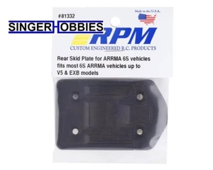 RPM 81332 Arrma 6S Kraton/Outcast Rear Skid Plate HH - Picture 1 of 2