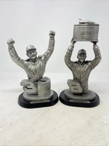 Dale Earnhardt #3 & Dale Earnhardt Jr #8 Dayton 500 Winner Statues - Numbered - Picture 1 of 16