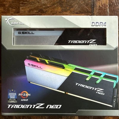 G.Skill Trident Z Neo DDR4-4000 16GBx2 CL16-16-16-36 1.40V F4-4000C16D-32GTZNA - Image 1 of 2