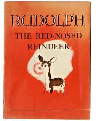 Rudolph Reindeer 1939 TRUE FIRST EDITION BOOK w/ Tri Motor Plane- RL May - Ward - Image 1 of 4