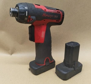 Snap On 14.4 Volt Drill Driver Red CDR761A With 2 Batteries - FREEPOST - Picture 1 of 6