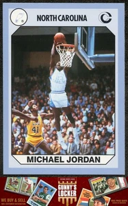 1990-91 Colección Colegial Carolina del Norte Tacones Alquitranados Michael Jordan 93 - Imagen 1 de 2