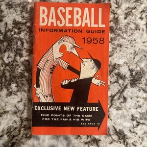 1958 Pocket Baseball Information Guide Primo Publications - Picture 1 of 3