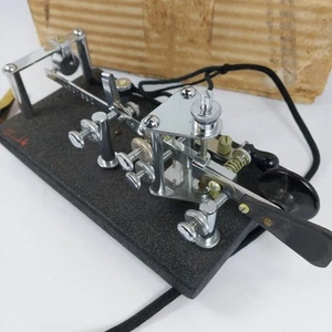 Vibroplex US Army J-36 ?? Klucz telegraficzny wymaga części w oryginalnym pudełku patrz rysunek. - Zdjęcie 1 z 12