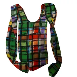 #4919 Vintage Rayon multi color dicky collar shawl dickie - Picture 1 of 8