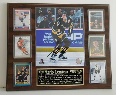 Mario Lemieux Pittsburgh Penquins Plaque Cover