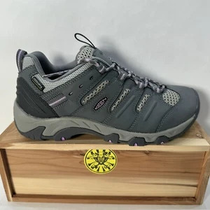 KEEN Koven Waterproof Steel Grey Hiking Shoes 1025157 Women’s Size 9 - Picture 1 of 10