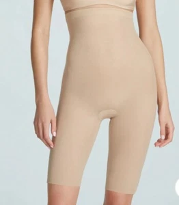 NWT FEATHERLIGHT CONTROL LONG SHORT BEIGE SIZE L - Picture 1 of 13