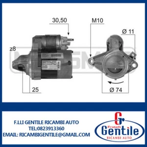 STARTERMOTOR TOYOTA AYGO CITROEN C1 PEUGEOT 107 12V 1 KW - Bild 1 von 1