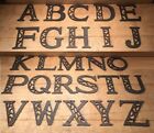 Cast Iron Ornate Letters Aprox 4 5/8" tall (Set of 7) 0557-7S