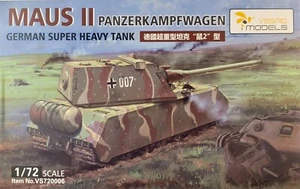 VS720006 Vespid Models Pz.Kpfw. VIII Maus II - German Super Heavy Bausatz 1:72 - Picture 1 of 3