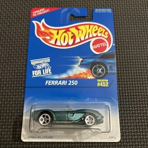 1996 Hot Wheels Ferrari 250 #452 5 Dot Metalflake Dark Green Authentic Styling! - Picture 1 of 2