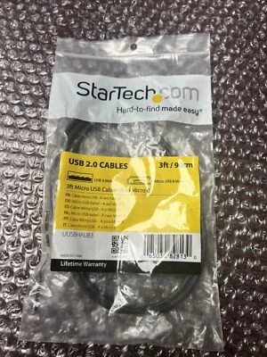New Startech UUSBHAUB3 3ft Micro USB 2.0 Cable A to Micro B - Image 1 of 4