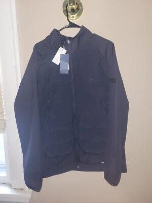 Chaqueta Cutter And Buck Oak Harbor Para Hombre XXL Azul Marino WeatherTec Auto Store Golf Foto 1 de 4
