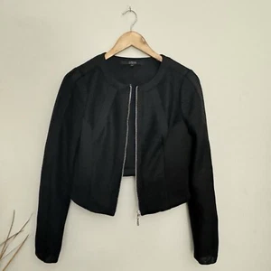 Womens Guess Blazer Cropped Black Medium - Picture 1 of 11