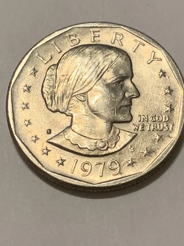 1979 Susan B Anthony S One Dollar Coin Rare Cover
