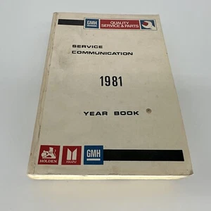 HOLDEN GMH SERVICE COMMUNICATION 1981 YEAR BOOK -COMMODORE SL- VC-VB-VH - Bild 1 von 16