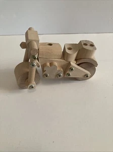Tonka Motorcycle Wood Model Completed - Picture 1 of 5