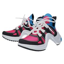 LOUIS VUITTON Arclight sneakers/ shoes 38 black/pink/blue