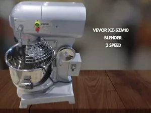 Vevor 10 Qt. 3-Speed Commercial Stand Food Mixer XZ-SZM10 - Picture 1 of 1