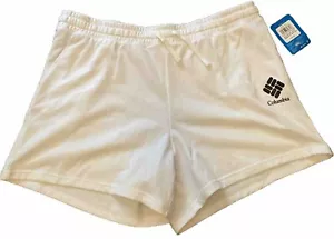 New Columbia Trek Women's XL White Active Wear French Terry Shorts. Fast Ship - Picture 1 of 6