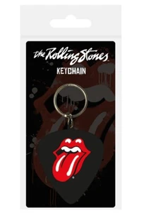 The Rolling Stones porte-clés caoutchouc Plectrum 6 cm keychain 38301C - Imagen 1 de 1