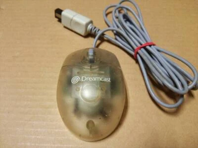 Dreamcast Mouse Controller HKT-9900 Boxed Skeleton Clear SEGA Official Japan - Image 1 of 2