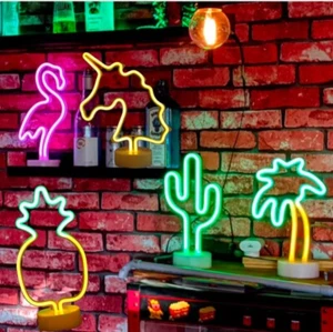 LED Neon Sign Light LED Wall Lights Visual USB Bar Lamp Night Light Party Decor - Picture 1 of 13